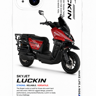 IPhone | SKAYJET LUCKİN Özel Tasarımlı | Lansman Slikonlu Kılıf