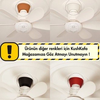 KushKafa e27 (Duy Tipi) Vantilatör Askı Aparatı - Kırmızı