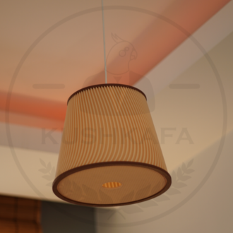 KushKafa Modern Avize Waves Nude – Özel Tasarım Premium Aydınlatma
