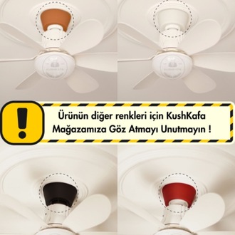 KushKafa e27 (Duy Tipi) Vantilatör Askı Aparatı - Beyaz