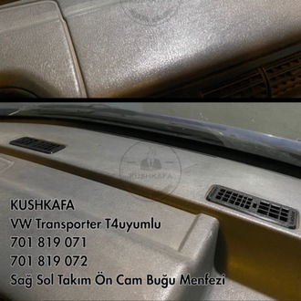 KushKafa Vw Transporter T4 Ön Cam Buğu Izgarası Sağ Sol Takım Kalorifer Menfezi ( 701819071 /
