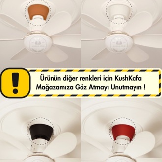 KushKafa e27 (Duy Tipi) Vantilatör Askı Aparatı - Kahve