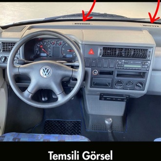 KushKafa Vw Transporter T4 Ön Cam Buğu Izgarası Sağ Sol Takım Kalorifer Menfezi ( 701819071 /