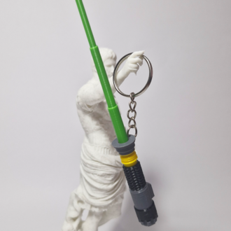 Green Lightsaber Keychain