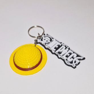 Monkey D. Luffy’s Straw Hat Keychain