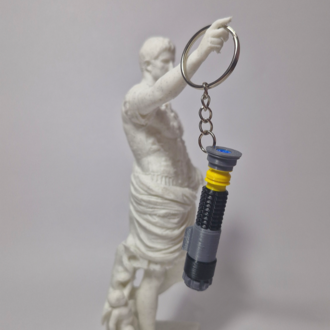 Blue Lightsaber Keychain