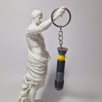 Red Lightsaber Keychain