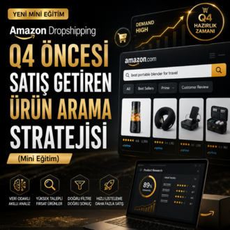 Amazon Dropshipping Q4 Öncesi Satış Getiren Ürün Arama Stratejisi (Mini Eğitim)