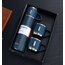 Vacuum 3 Bardak Termos Set Mavi