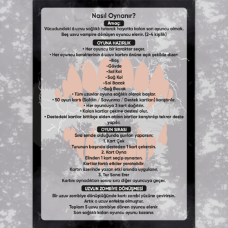 Virüs-Vampir Kart Oyunu