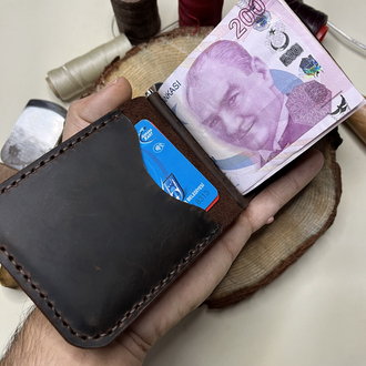 Para Klipsli Deri Cüzdan | Premium Şıklık