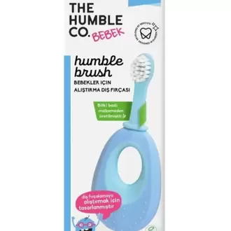 Humble Co. Plant-Based Bebek Alıştırma Diş Fırçası (Mavi) |