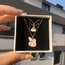 (Adet) Sanrio Arkadaşlık Kolyesi 925 Ayar Gümüş