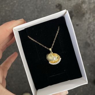 İncili İstiridye Ariel Kolye