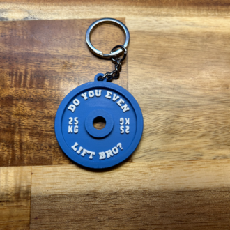 25 kg ağırlık Plaka Keychain