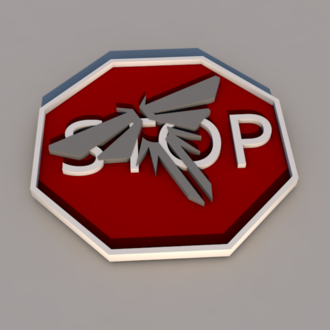 Lades The Last of Us Ateş Böceği "Dur / Stop" Dekoratif Tabela | Oyun Temalı Duvar & M