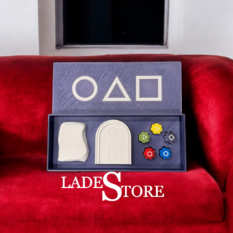 Squid Game Oyun Seti Gonggi Beştaş Mor (5 taş) ve Kaya Oyunu Seti