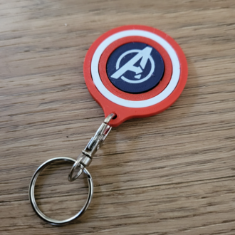 ️ Captain America Kalkan Keychain