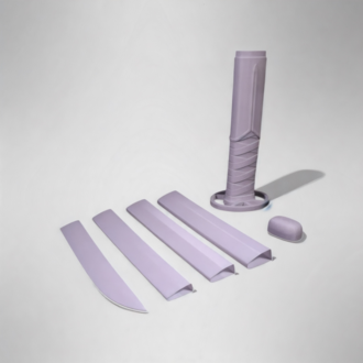KATLANABİLİR KATANA – RUKIA KUCHIKI – BLEACH – EASY TO PRINT