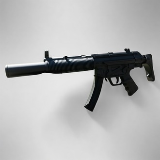 Counter-Strike MP5 – 3D Baskı Koleksiyon