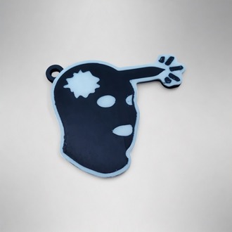 Counter-Strike Headshot Emojisi Anahtarlık