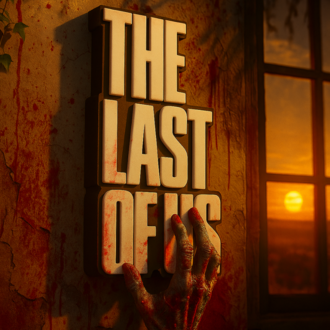The Last of Us Logo Figür | 3D Baskılı Büyük Boy • 25 cm