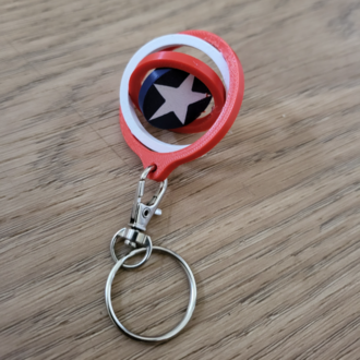 ️ Captain America Kalkan Keychain