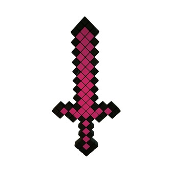 Minecraft Pembe Kılıç – Pink Sword | El Yapımı 3D Figür