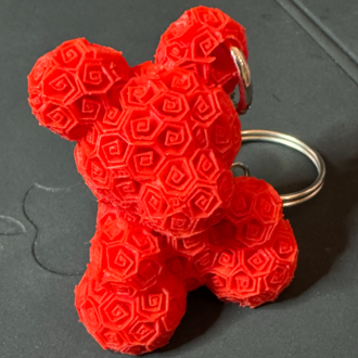 Rose Bear Keychain Edition