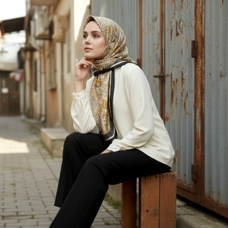 Ladure İpek Butik Şal 