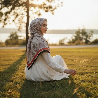 Ladure İpek Butik Şal 