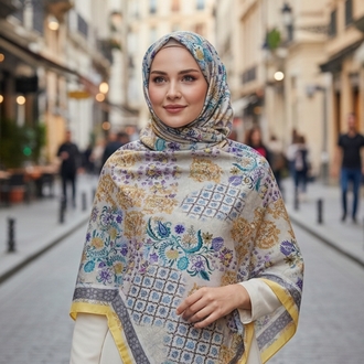 Ladure İpek Butik Şal 