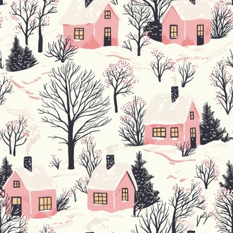 winter city background