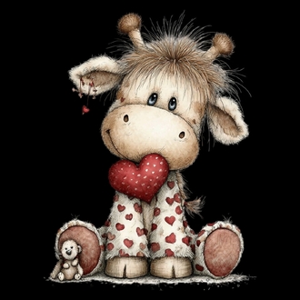 sevgililer günü sevimli hayvanlar