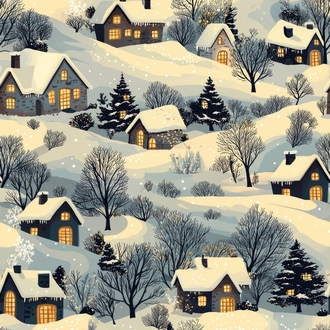 winter city background