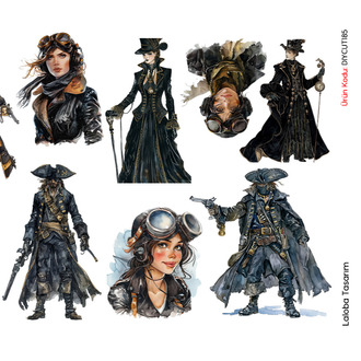 Steampunk (3) (DIY CUT)