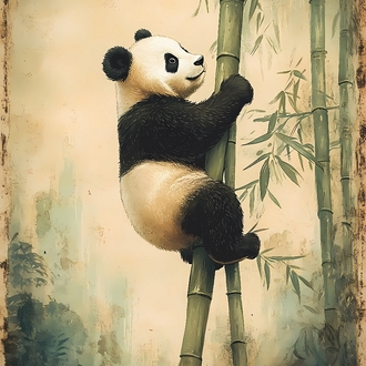 Yeşil bambu ormanı