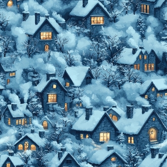 winter city background