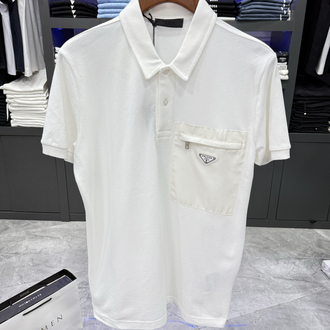 Prada Cep Detaylı Premium Polo Yaka