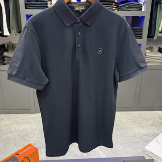 Zegna İthal Polo Yaka -Lacivert