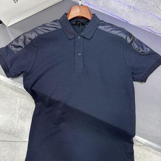Prada Premium Lacivert Polo Yaka