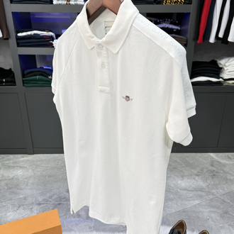 Gant Premium Omuz Baskılı Polo Yaka -Beyaz