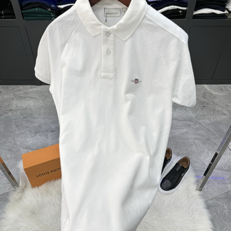 Gant Premium Omuz Baskılı Polo Yaka -Beyaz