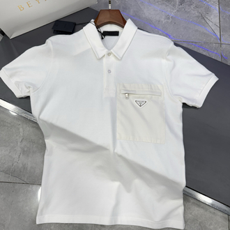 Prada Cep Detaylı Premium Polo Yaka