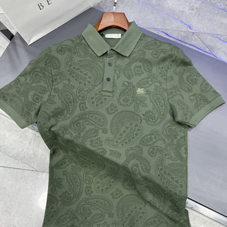 Etro Baskılı Yeşil Premium Polo Yaka