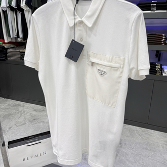 Prada Cep Detaylı Premium Polo Yaka