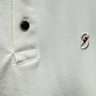 Zegna İthal Polo Yaka -Beyaz
