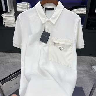 Prada Cep Detaylı Premium Polo Yaka