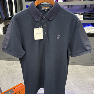 Zegna İthal Polo Yaka -Lacivert