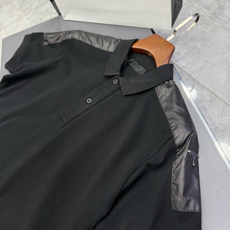 Prada Premium Siyah Polo Yaka